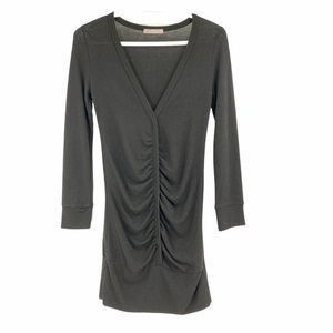 Womens Green Ville Sweater Dress Small Mini Tunic